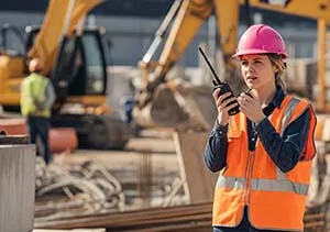 Aluguel de rádio para obra e construção civil